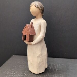 Willow Tree Mi Casa Girl Holding A Birdhouse Figurine Demaco 2004.